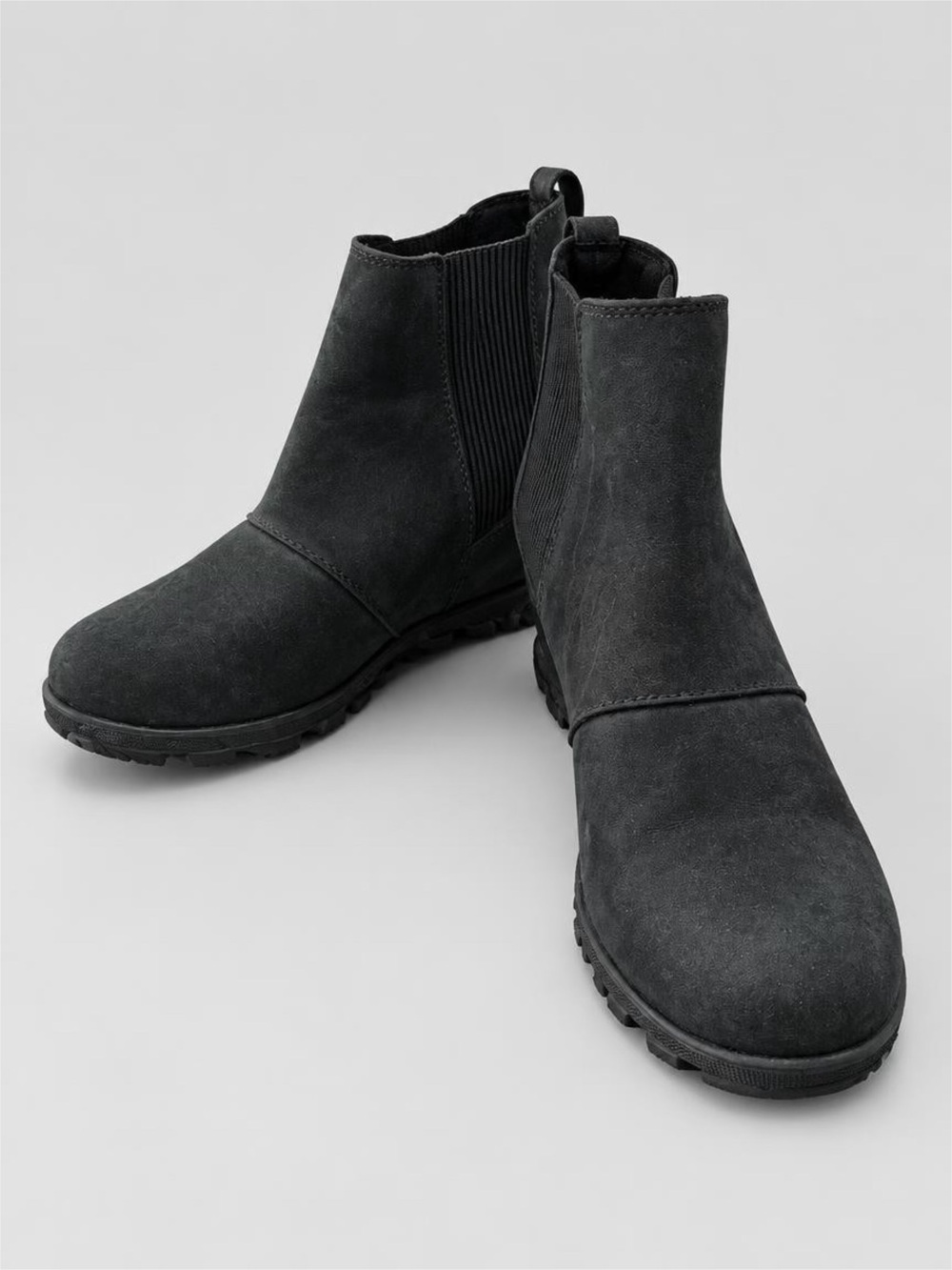 SOREL Joan of Arctic Wedge II Chelsea Boots Black Size 8.5